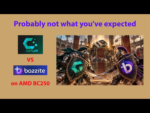 CachyOS vs Bazzite: The Truth About Linux Gaming Performance on AMD BC-250