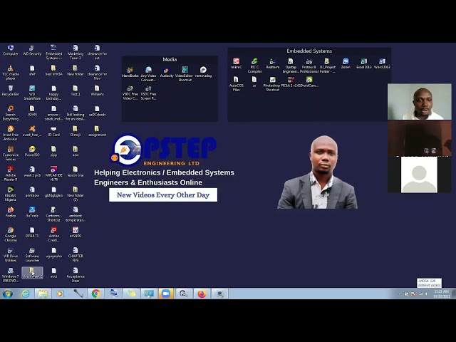 Microcontroller PIC16F876A Up and Down Counter using PortC using PIC CCSC Compilier