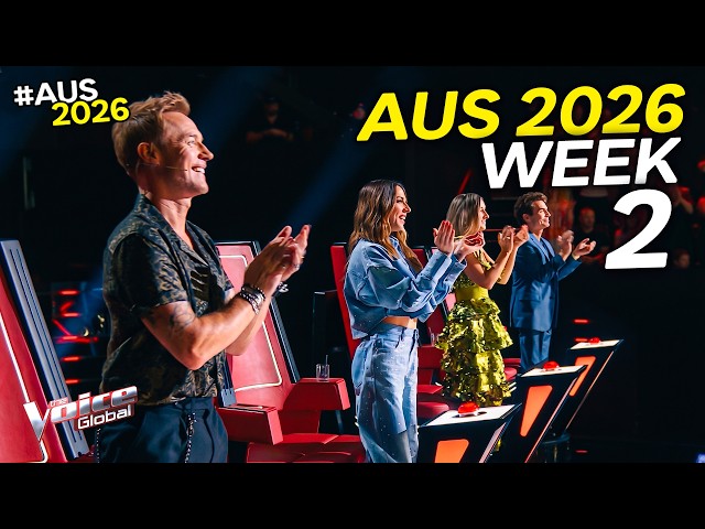 A Famous Singer’s Daughter Earned 4 Chairs?! | The Voice Australia 2026 Week 2 [4K]