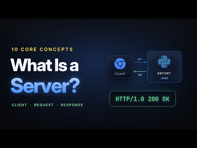 What Is a Server? How Servers Work in 10 Concepts