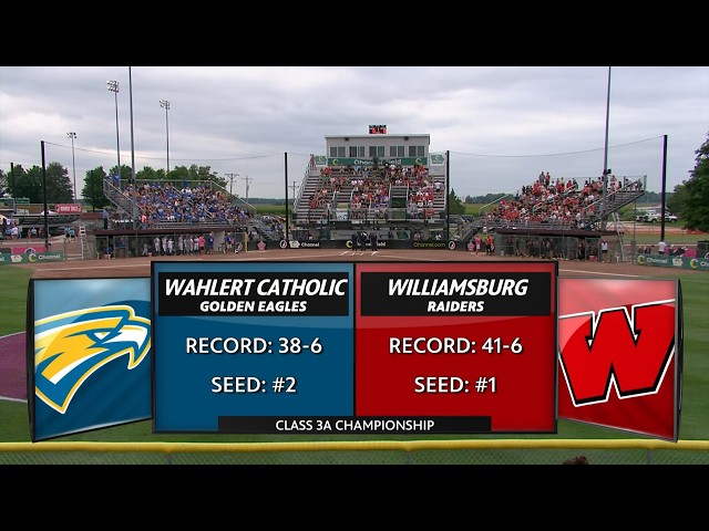 Class 3A — Williamsburg vs. Wahlert Catholic