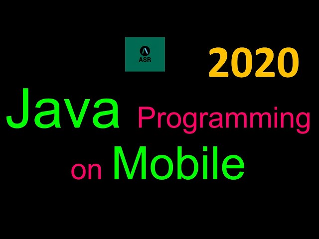 Java Programming on Android Mobile