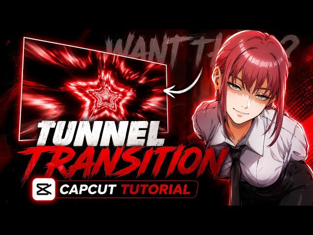 How to make 3d Tunnel Transition effect in CapCut 🔥 Amv/Manga Edit Tutorial
