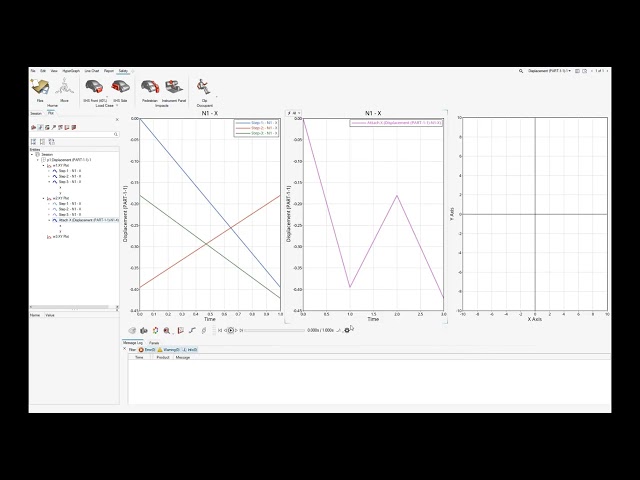 Plot curves over multiple loadcases with HyperGraph