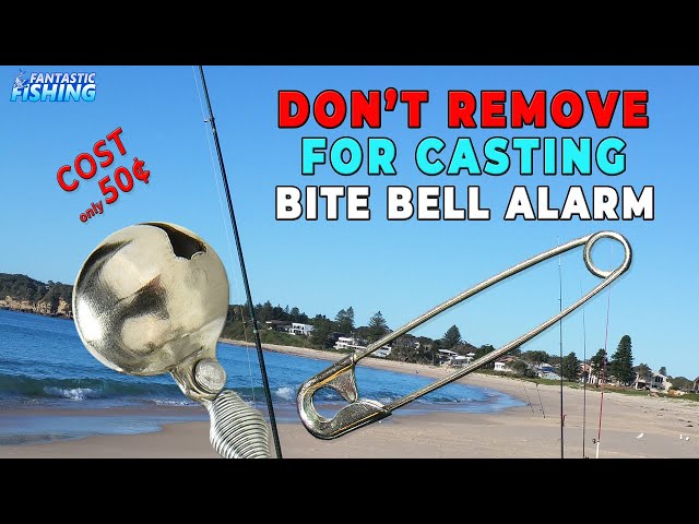 Best DIY Tips - How to Make Fishing Bite Bell Alarm which can stay on the fishing rod while casting.