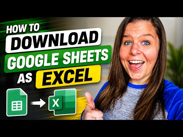 How to Download Google Sheets as Excel