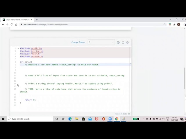 Hackerrank Day 1 Solution in Tamil