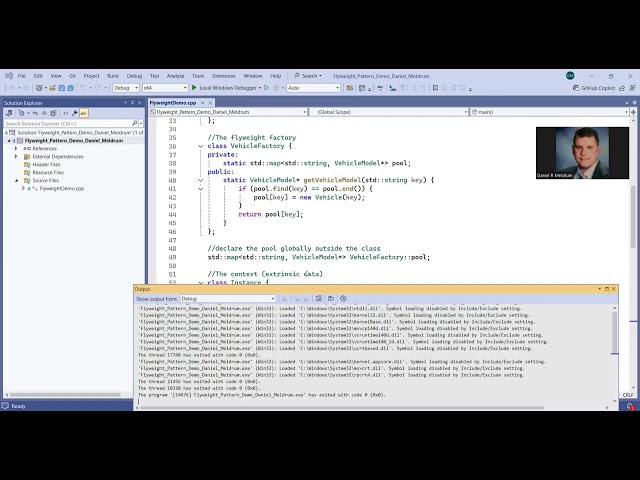 CIS476 Flyweight Pattern Running Demo