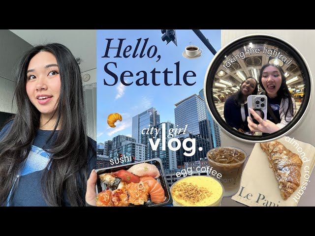 weekend in seattle ☁️☕️ | what i eat, cafés & flea market