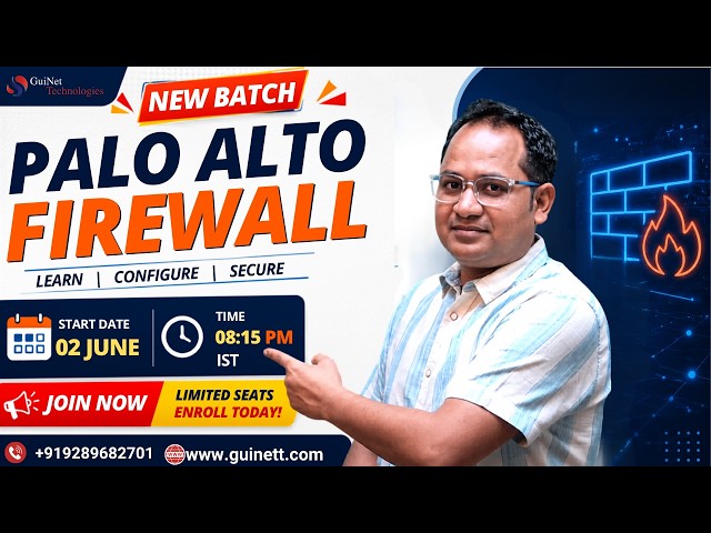 Palo Alto Firewall Training New Batch | Build Your Security Career