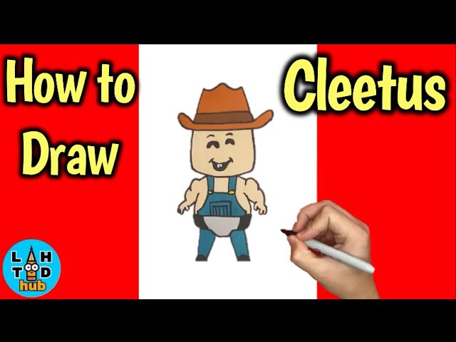 How to Cleetus from Roblox | Roblox Art Lesson