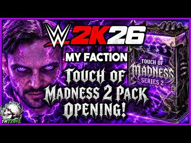 TOUCH OF MADNESS 2 PACK OPENING! WWE 2K26 MyFaction