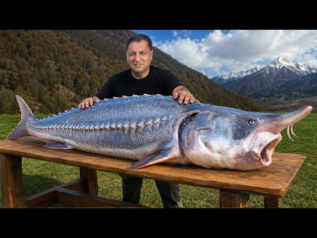 Cooking A Massive River Monster For A Mountain Feast!