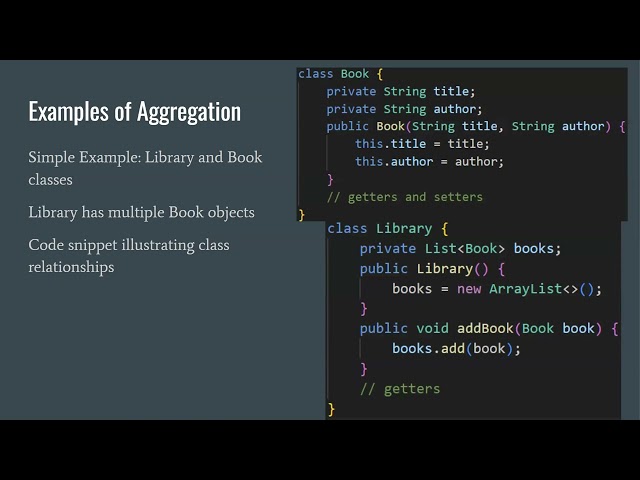 Introduction to Aggregation in Java