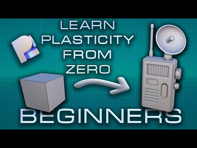 Learn Plasticity From ZERO! Beginners 3D Modeling Tutorial