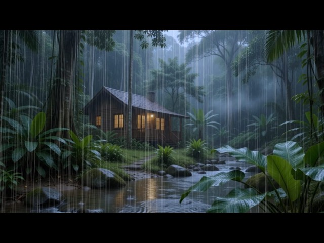 Cozy Rain Sounds for Deep Sleep 🌧️ Relaxing Rain Ambience | 10 Hours