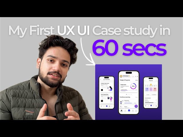 “My First UX/UI Case Study Speed-Run (60-Second Breakdown)”
