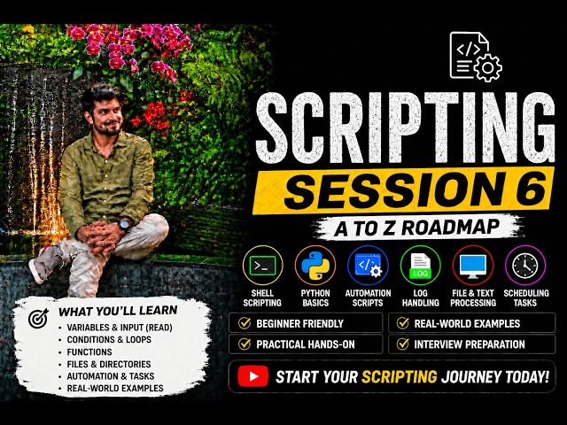 Shell Scripting Session 6 | Linux Basics for Beginners | Learn With Aaftab