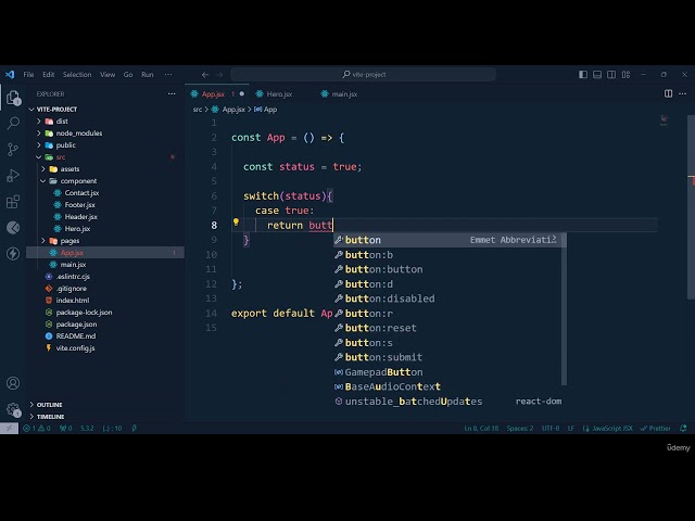JSX Conditional Rendering with Switch Statement | React Made Simple (2024)