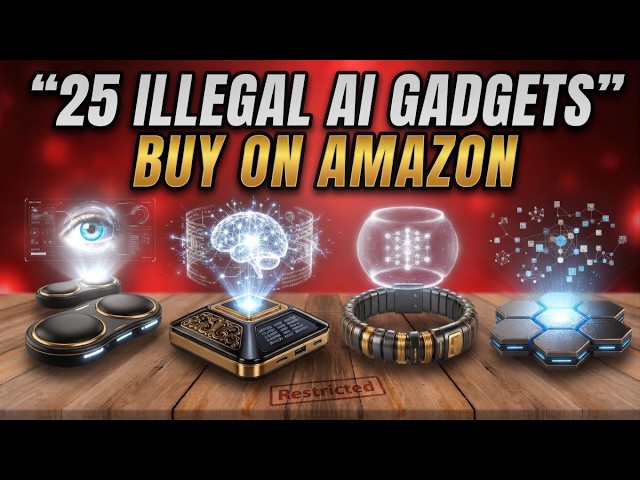 25 "ILLEGAL" AI Gadgets You Can Still Buy on Amazon 😱