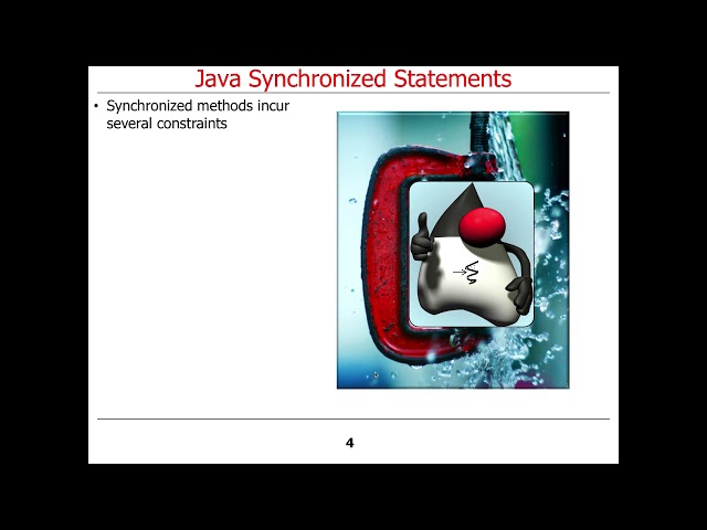 Java Built-in Monitor Objects: Synchronization