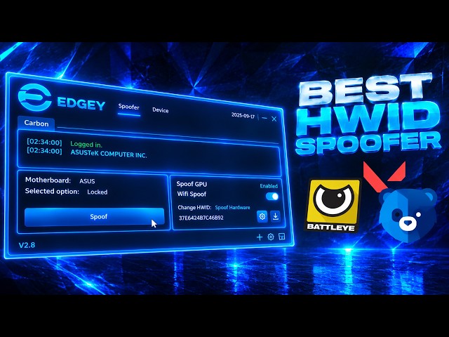 How to get unbanned using this spoofer ? Works on COD, Fortnite, Rust, Valorant and more