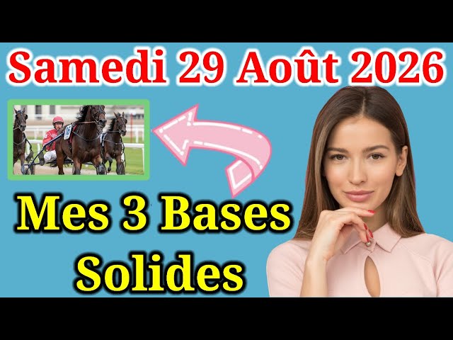 Samedi 29/08 Pronostics Quinté + PMU: Découvrez mes Bases Incontournables + Chevaux de Complément