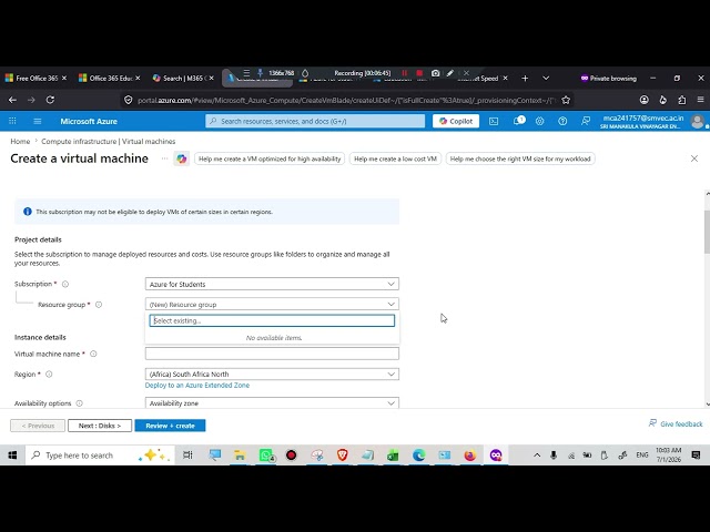 Windows 11 Preview in Microsoft Azure | Create & Test Windows 11 VM | Step-by-Step Tutorial in Tamil