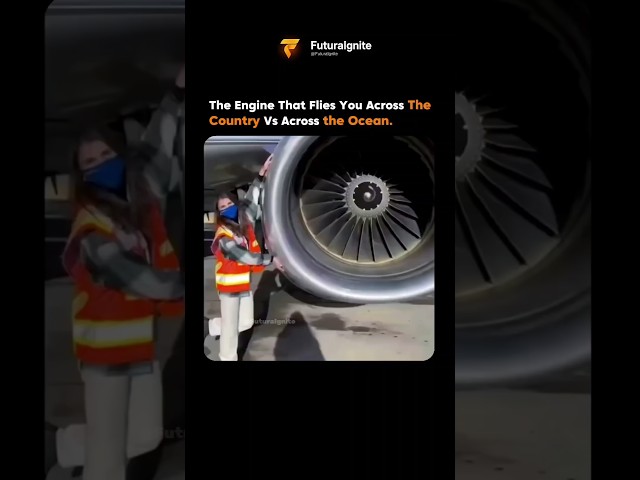 Jet Engines Power Flights Across Countries And Oceans