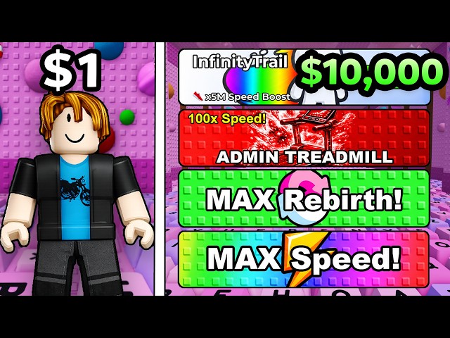STARTING OVER with $10000 MAX GAMEPASS in +1 Speed Keyboard Escape