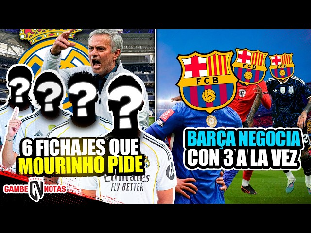 The 6 signings Mourinho is asking for at Madrid | Barça is negotiating with 3 at once | Is Spain ...