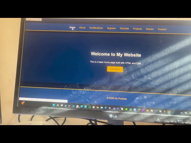 Coding My Own Website in Webstorm Using HTML, CSS, and JavaScript