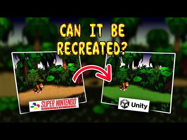 Donkey Kong Country, recreated in Unity