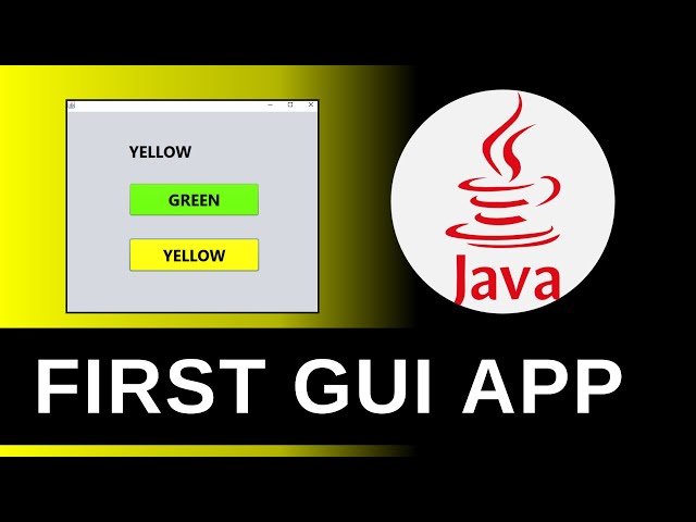 Creating First GUI App (Swing) -  Java Tutorials For Beginners 39