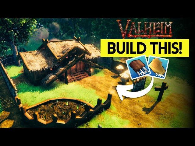 Building The PERFECT Valheim Beginner Base for The 1.0 Update | Step by Step Guide