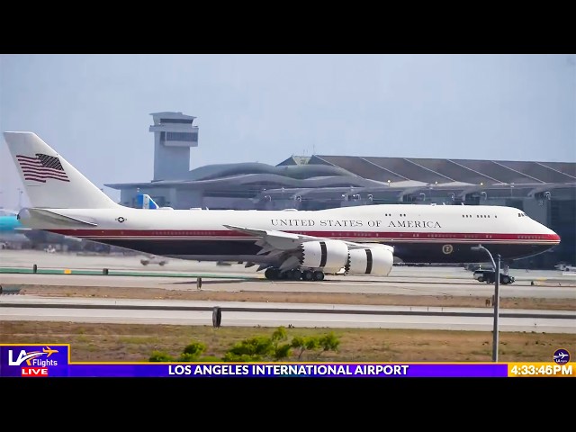 🔴LIVE AIRFORCE ONE LANDING! | August 4, 2026 | LAX PLANE SPOTTING | LAX AIRPORT