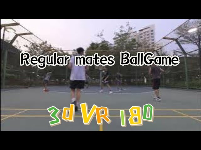 The Regulars ballgame gameplay in Singapore Punggol court | 3D VR 180