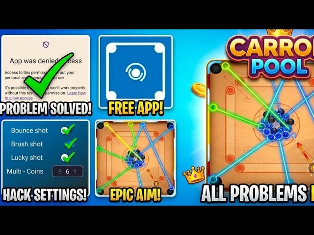 CARROM POOL AUTO PLAY HACK MOD LIVE