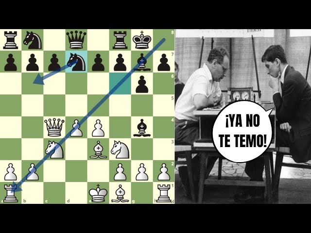¡LA ÚNICA VEZ QUE JUGARON! 😱 (choque de títanes): Botvinnik vs Fischer (Varna, 1962)