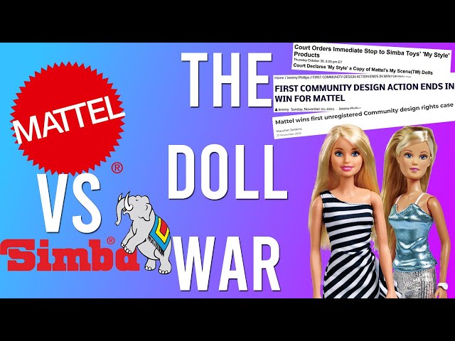 Barbie vs. Steffi Love, My Scene vs. My Style - Mattel's first My Scene related lawsuit before Bratz