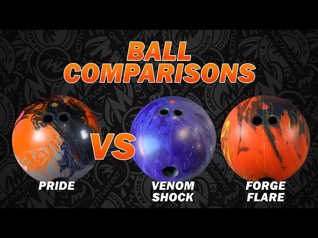 Ball Comparisons:  the Pride vs Venom Shock vs Forge Flare