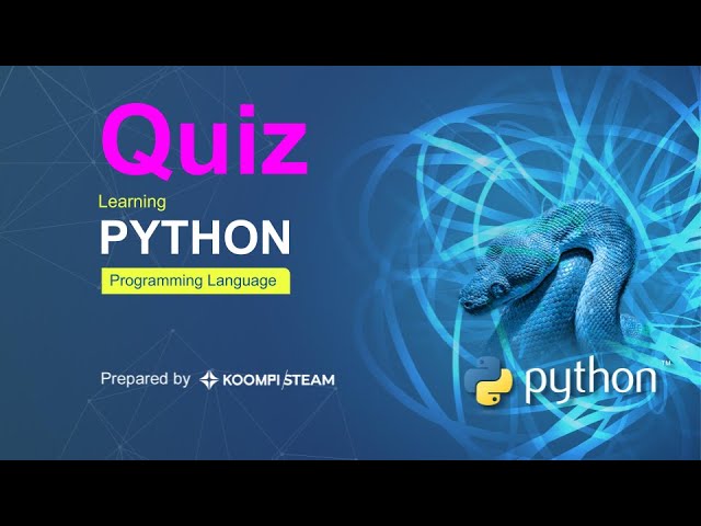 Basic Python | Programming Quiz - Quizizz