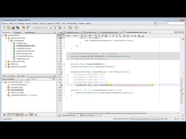 14040107 - Combo Box & File Reader