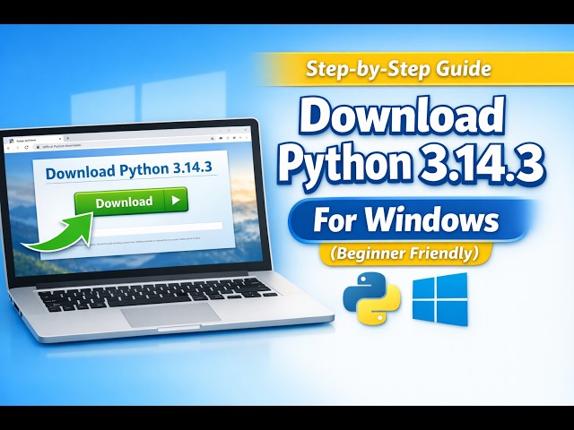 How to download python 3.14.3 for windows