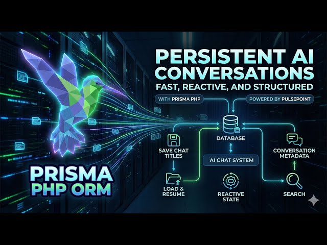 💾 Persistent AI Conversations with Prisma PHP — Fast, Reactive, and Structured