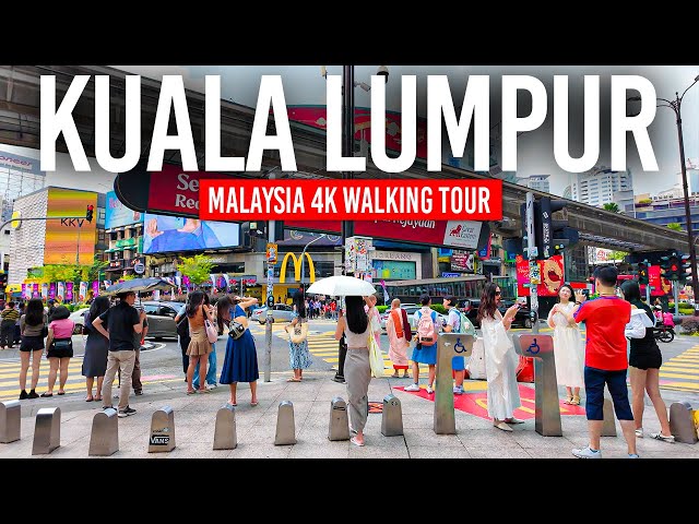 KUALA LUMPUR, Malaysia 🇲🇾 Full City Walk – 6 Hours of Exploration | 4K Walking Tour