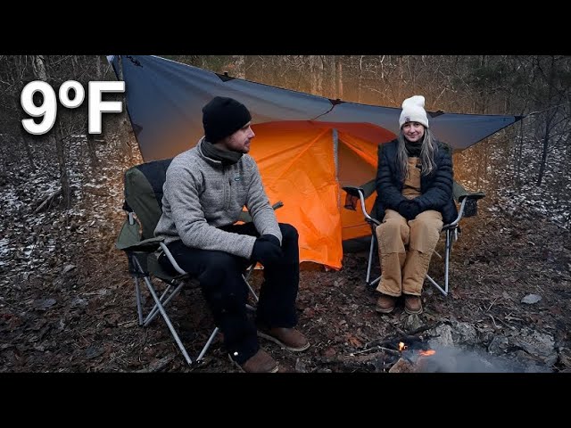 We Tried Winter Camping as a Couple at 9ºF… Here’s What Happened