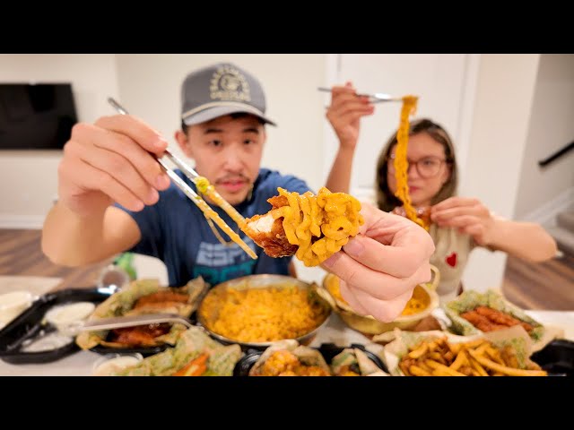 Rating the VIRAL Wingstop X Buldak Trend!