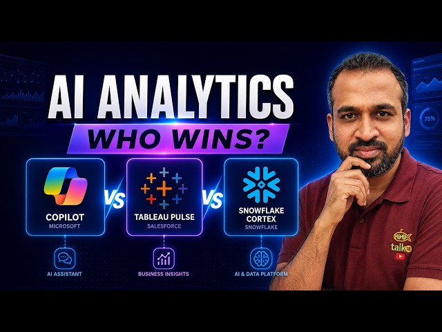 Episode 3.2: Copilot vs Tableau Pulse vs Snowflake Cortex | Which AI Fits Your Architecture?