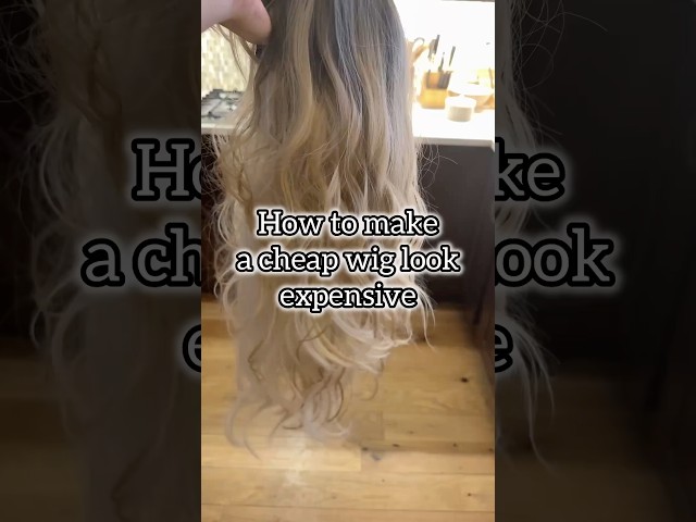How to make a cheap synthetic wig look expensive & fabulous! #wigs #wigstyling